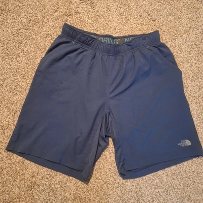 Pantalones Cortos The North Face TNF FlashDry Talla M (Ajuste 32/34W) Senderismo Forrados Elásticos 9" Azul Foto 1 de 4