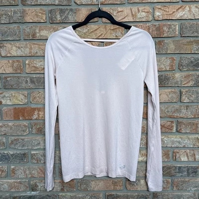 Under Armour UA Seamless Long-Sleeve Top Flushed Pink XS Tight Heat Gear - Image 1 of 3