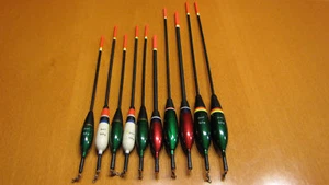 10 POSEN  2g-6,5g  WAGGLER mit  wirbel aus BALSA-HOLZ ! - Imagen 1 de 1