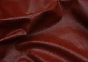 DARK RED Ford faux leather upholstery vinyl fabric (by the yard) SHIPPED ROLLED  - Picture 1 of 1