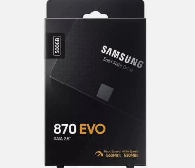 New Samsung 870 EVO Series 500GB 2.5" SATA III Internal SSD MZ-77E500 - Image 1 of 2