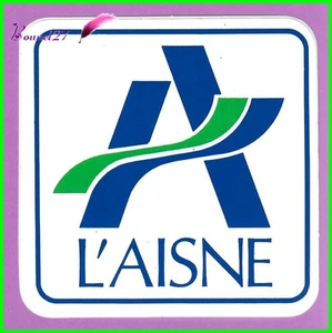 Ancien Autocollant Les Département de France 02 L'AISNE - Foto 1 di 1
