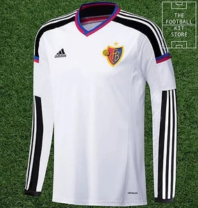 FC Basel Away Shirt - Adidas Player Issue - Mens - All Sizes - Long Sleeved - Picture 1 of 1