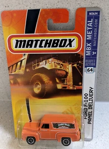 MINT Matchbox FORD 100 Panel Delivery Farmers Market 2007 MBX Metal Card Orange - Picture 1 of 3