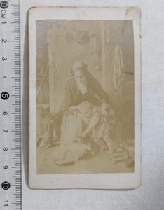 75635 Foto d'epoca 430 fine '800 - Ritratto di donna con bambino - Picture 1 of 4