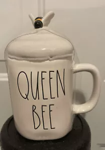 New Rae Dunn Artisan Collection LL Queen Bee Mug W/ Beehive Topper By Magenta - Picture 1 of 3