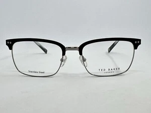New Ted Baker B355 DGN 53.19.145 Unisex Eyeglasses Frames Stainless Steel - Picture 1 of 11