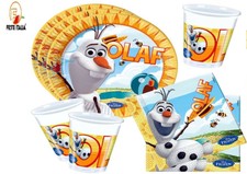 KIT ADDOBBI FESTA COMPLEANNO OLAF FROZEN X 24 PERSONE