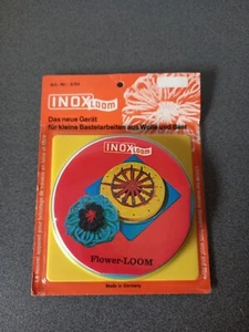 VINTAGE PETIT METIER A TISSER LA LAINE ET FIBRE INOX LOOM FLOWER LOOM NEUF - Imagen 1 de 9