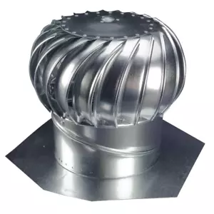 12'' Attic Steel Wind Turbine Roof Vent Exhaust Fan Rotary Ventilator Steel NEW - Picture 1 of 12