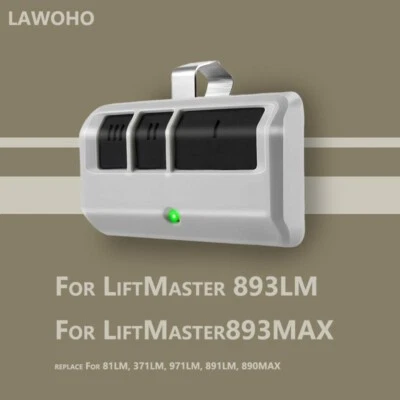 1pc for LiftMaster 893MAX  893LM Visor Remote Control Garage Door Opener - Image 1 of 4