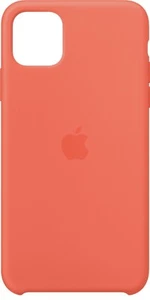 Apple - iPhone 11 Pro Max Silicone Case - Clementine (Orange) - OPEN BOX - Picture 1 of 3