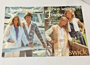MOHAIR Knitting Pattern Books, Sweaters, Bernat #249, Brunswick #820 - Picture 1 of 4