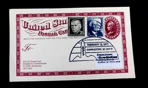 US #UX65 6c Postal Card w/22c Additional postage, 2011 APS Convention, SC - Picture 1 of 2