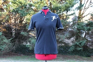 RARE Ralph Lauren Rugby Big Kicker Polo Shirt Mens S Embroidered Player - Picture 1 of 5