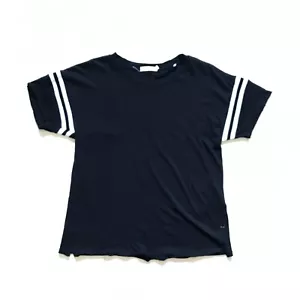 Rag & Bone Vintage Varisty T Shirt Womens XS Black Crew Neck Short Sleeve Tee - Picture 1 of 10