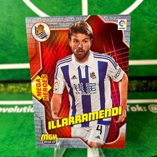 ILLARRAMENDI MEGA HEROES 431 - REAL SOCIETY - PANINI MGK MEGACRACKS 2016 17 CARD