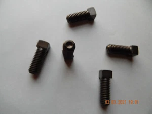 SQUARE HEAD SET SCREWS 1/2-13 x 1 1/4" CUP POINT CASE HARDENED 5 PCS. NEW - Picture 1 of 1