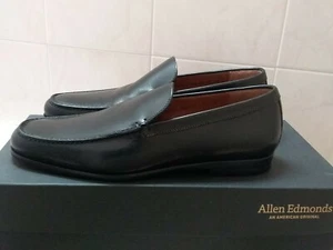Allen Edmonds Rialto Black Leather Slip On Shoes US 9D, 9.5EEE NIB - Picture 1 of 8