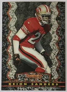 DEION SANDERS 1994 Stadium Club Bowman's Best #2 SAN FRANCISCO 49ERS - Picture 1 of 2