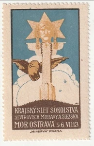 Czechoslovakia -  Sokol Festival label 1913(M) - Picture 1 of 1