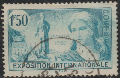 France 1936 SC# 324 - Paris Exposition  Issue - Used Lot # 071 - Image 1 of 2