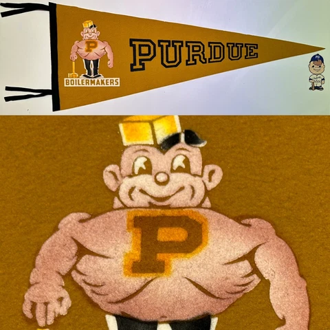 Vintage Purdue Boilermakers West Lafayette Indiana Pennant 11.5x29 Cover