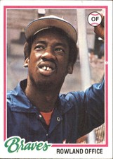 1978 Topps Atlanta Braves Baseball Card #632 Rowland Office - EX-MT 