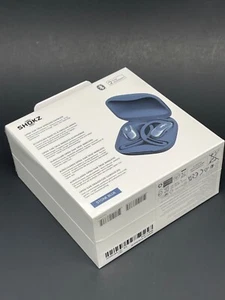 Shokz OpenFit Air Open-Ear True Wireless Earbuds Hook Mic Stone x Blue App - Picture 1 of 4