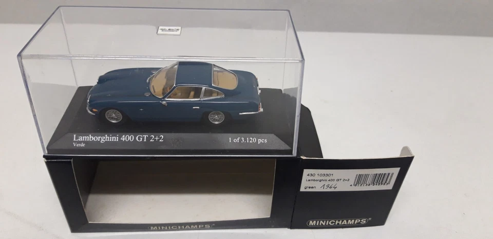 1/43 Lamborghini 400 GT 2+2 1964 verde - Minichamps - Immagine 1 di 4