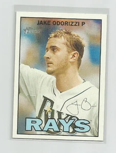 JAKE ODORIZZI (Tampa Bay Rays) 2016 TOPPS HERITAGE SHORTPRINT SP CARD #429 - Picture 1 of 1