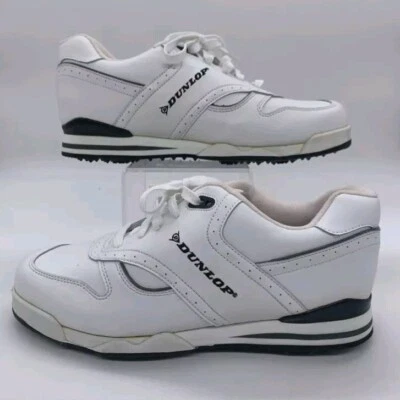 Zapato de golf Dunlop para hombre talla 11 de cuero usado solo unas pocas veces  Foto 1 de 4