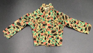 GI Joe Adventure Team LONG SLEEVED CAMOUFLAGE SHIRT Hasbro 1970s Camo 12" - Picture 1 of 7