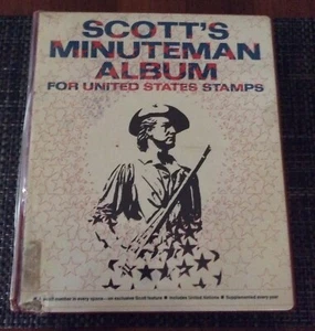 Scott’s Minuteman Album For United States Stamps-1,563 Stamps Pre-owned - Picture 1 of 12