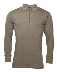 BW Imit. Rollkragenhemd mit RV  Trikothemd Rolli Unterhemd langarm Oliv S-XXL - Bild 1 von 1