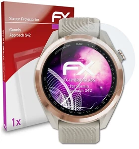 atFoliX Szkło ochronne do Garmin Approach S42 9H Szkło hybrydowe - Zdjęcie 1 z 8