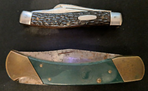 2 knives: DIC Japan  Farmers Stockman Pocket Knife and Coyote USA lockback