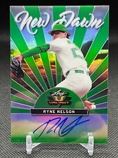 2019 Leaf Valiant Ryne Nelson New Dawn Auto #17/99 Baseball Card