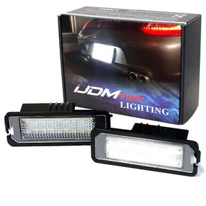 White Full LED License Plate Lights For VW Golf/GTI CC Rabbit, Porsche Cayenne - Picture 1 of 9