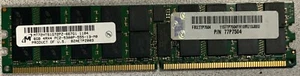 Micron 8GB 4RX4 PC2-5300P-555-13-M0 Server Memory MT72HTS1G72PZ-667G1 - Picture 1 of 1