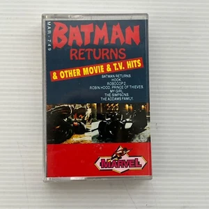 Batman Returns & Other Movie & T.V. Hits Cassette Tape Marvel - Picture 1 of 6