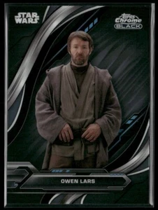 2024 Topps Chrome Black Star Wars Owen Lars #28 - Picture 1 of 2