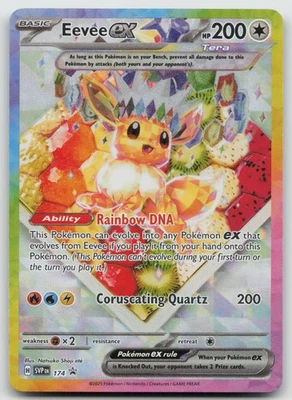 Eevee ex - SIR Promo Holo SV: Scarlet & Violet Promo Cards SVP174 NM - Image 1 of 2