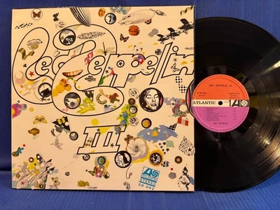 LED ZEPPELIN III BIEM 50002 ROTATING COVER. 1971 FRANCE LP NEAR MINT - Photo 1/4