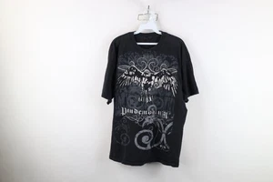 Vtg 90s Y2K Streetwear Mens XL Faded Pandemonium Eagle UFC MMA Fighting T-Shirt - Picture 1 of 14