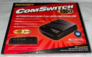 NEU Command Communications ComSwitch 5500 Telefon Fax Modem 3-Port Anrufschalter - Bild 1 von 6