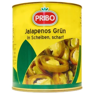 HYMOR JALAPEÑOS VERDES en rodajas 5x 1700g lata de pimientos jalapeños picantes ardientes - Imagen 1 de 7