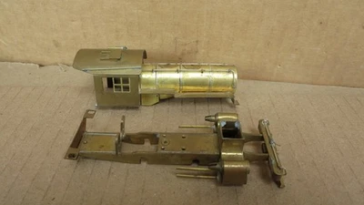 Unknown Maker Brass Locomotive Shell and Chassis. #5 Parts is Parts AS-IS HO - Image 1 of 4