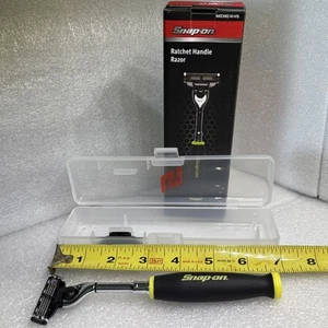 SNAP ON Tools Razor Soft Grip Hi-Vis Ratchet Handle Gillette Blade Shaver RATCRZ - Picture 1 of 10
