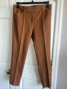 NY&Co. Damenhose Baumwolle Super Stretch Braun Cropped Skinny Beine GR.8 NEU - Bild 1 von 2